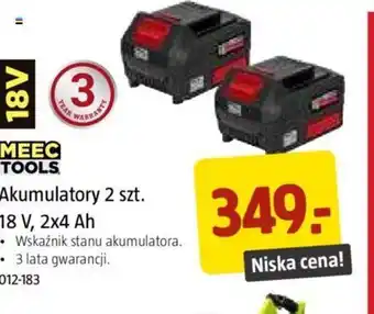Jula Akumulatory 2 szt. 18 V, 2x4 Ah oferta