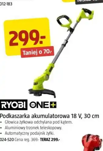 Jula Podkaszarka akumulatorowa 18 V, 30 cm oferta