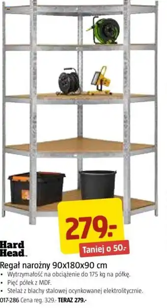 Jula Regał narożny 90x180x90 cm oferta