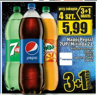 Topaz Napój Pepsi/ 7UP/Mirinda 2L oferta