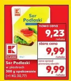Kaufland Ser żółty podlaski oferta