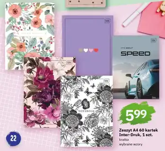 Twój Market Zeszyt A4 60 kartek Inter-Druk, 1 szt. oferta