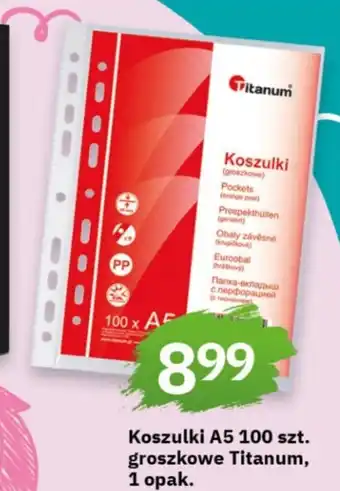 Twój Market Koszulki A5 100 szt. groszkowe Titanum, 1 opak. oferta