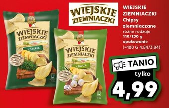 Kaufland WIEJSKIE ZIEMNIACZKI Chipsy ziemniaczane 110/130 g oferta