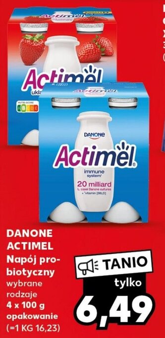 Kaufland DANONE ACTIMEL Napój probiotyczny 4 x 100 g oferta