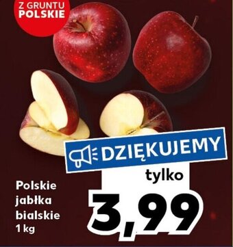 Kaufland Polskie jabłka bialskie 1 kg oferta