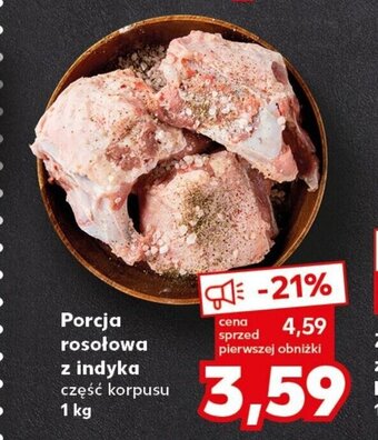 Kaufland Porcja rosołowa z indyka część korpusu 1 kg oferta