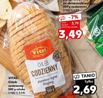 Kaufland VITAL Chleb żytni poligonowy 500 g oferta