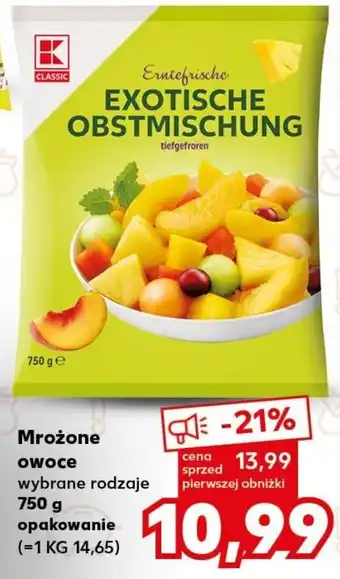 Kaufland Mrożone owoce 750 g oferta
