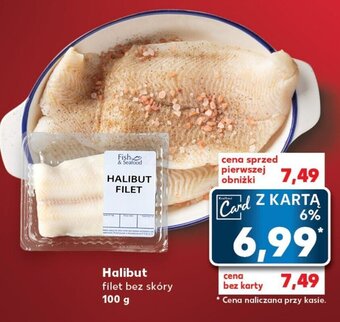 Kaufland Halibut filet bez skóry 100 g oferta
