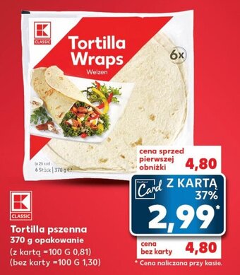 Kaufland Tortilla pszenna 370 g oferta