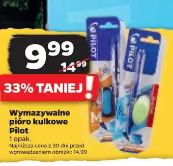 Wymazywalne pióro kulkowe pilot