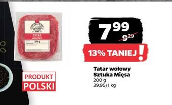 Netto Tatar wołowy sztuka mięsa oferta