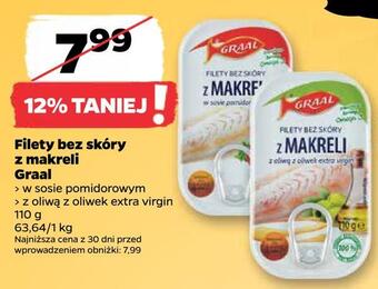 Netto Filety bez skóry z makreli graal oferta