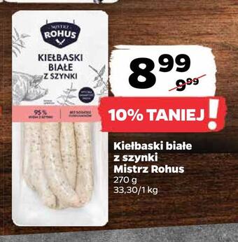 Netto Kiełbaski białe z szynki mistrz rohus oferta