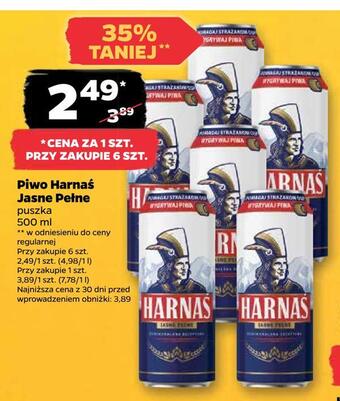 Netto Piwo harnaś jasne pełne oferta