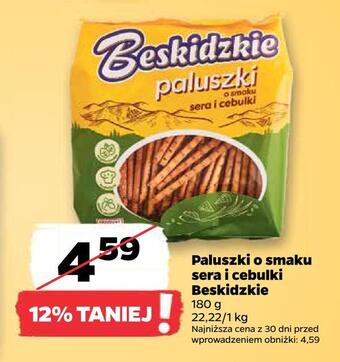 Netto Paluszki o smaku sera i cebulki beskidzkie oferta