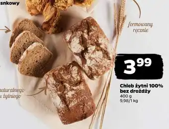 Netto Chleb żytni 100% bez drożdży oferta