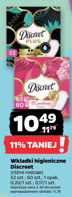 Netto Wkładki higieniczne discreet oferta