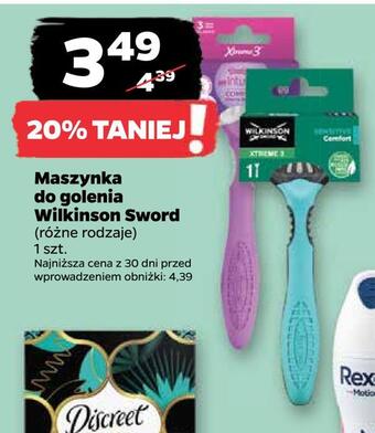 Netto Maszynka do golenia wilkinson sword oferta