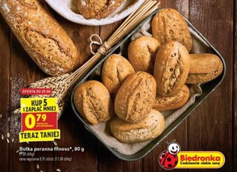 Biedronka Bułka poranna fitness 80g oferta