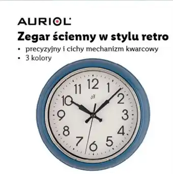 Lidl Zegar ścienny auriol oferta