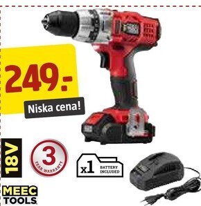 Jula Akumulatorowa wkrętarka meec tools oferta