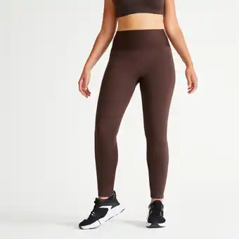 Decathlon Legginsy fitness damskie domyos oferta