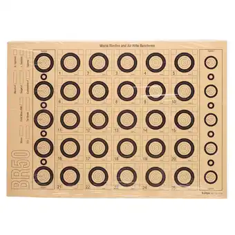 Decathlon 25 tarcz benchrest br50 42 cm x 30 cm oferta