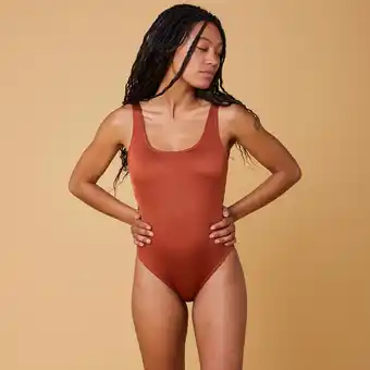 Decathlon Kostium kąpielowy jednoczęściowy surfingowy damski olaian aurely oferta
