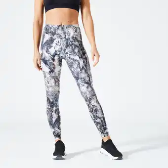 Decathlon Legginsy fitness damskie domyos oferta