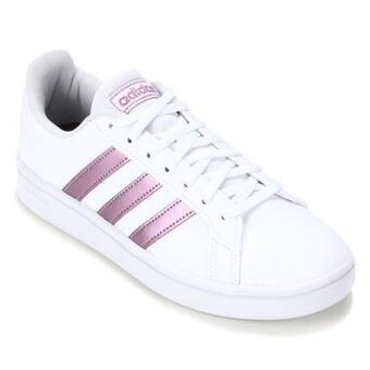 Decathlon Buty do chodzenia damskie adidas grand court base oferta