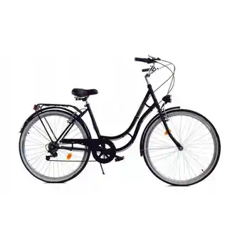 Decathlon Rower dallas city retro 28 7spd - czarny oferta
