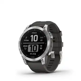 Zegarek z gps garmin fenix 7 silver grey