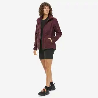 Decathlon Kurtka turystyczna damska quechua mh100 wodoodporna oferta