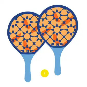 Decathlon Zestaw rakietek do tenisa plażowego woody racket oferta