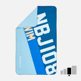 Decathlon Ręcznik z mikrofibry nabaiji l 80 x 130 cm kompaktowy oferta