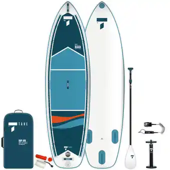 Decathlon Deska stand up paddle tahe outdoor sup yak beach 10'6 zestaw oferta