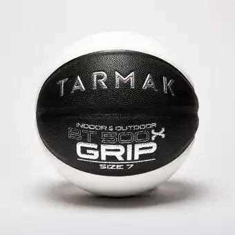 Decathlon Piłka do koszykówki tarmak bt500x grip w rozmiarze 7 oferta