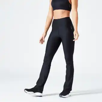 Decathlon Legginsy fitness damskie domyos oferta