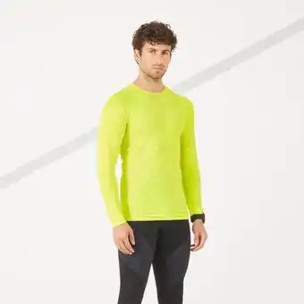 Decathlon Koszulka do biegania z długim rękawem męska kiprun skincare oferta
