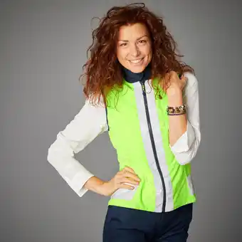 Decathlon Kamizelka rowerowa 560 ppe damska dwustronna oferta