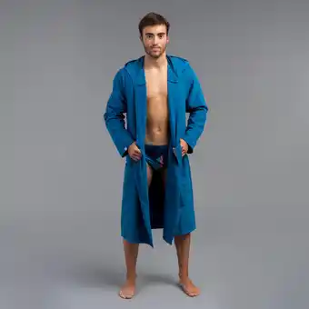 Decathlon Szlafrok na basen 500 z mikrofibry męski oferta