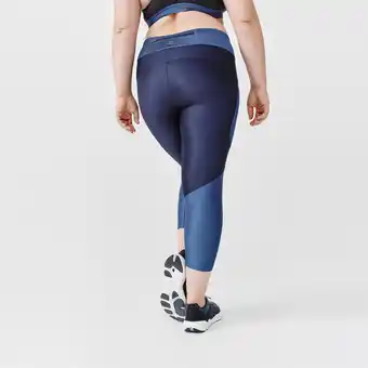 Decathlon Legginsy do biegania 3/4 damskie kalenji run dry+ feel oferta