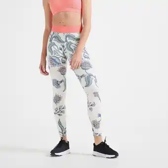 Decathlon Legginsy fitness damskie domyos oferta