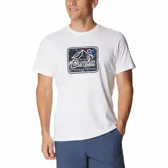 Decathlon Koszulka turystyczna męska columbia rapid ridge graphic oferta