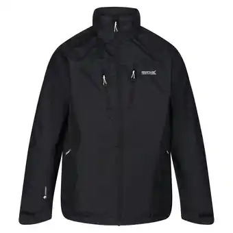 Decathlon Męska kurtka przeciwdeszczowa calderdale iv czarna oferta