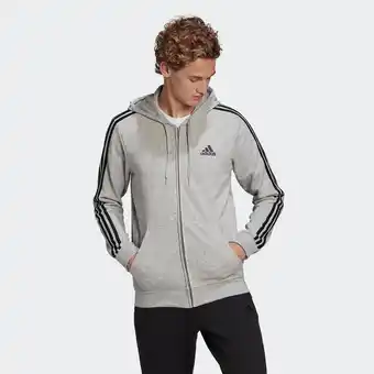 Decathlon Bluza na zamek z kapturem męska adidas gym & pilates oferta