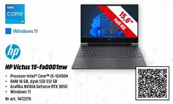 Media Markt HP Victus 15-fa0001nw oferta