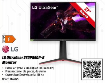 LG UltraGear 27GP850P-B Monitor